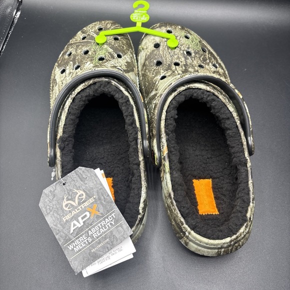 CROCS Other - Crocs Realtree APX Lined Classic Camo Clog Men's Size 9 /W11 Camouflage New